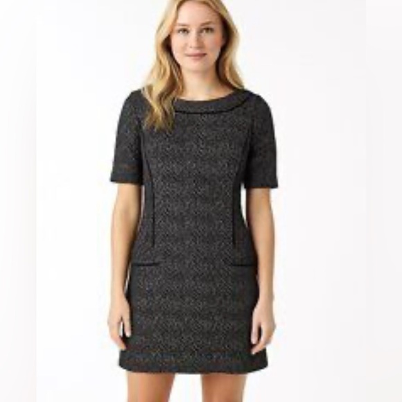 White House Black Market Tweed Sheath Dress - Picture 3 of 12